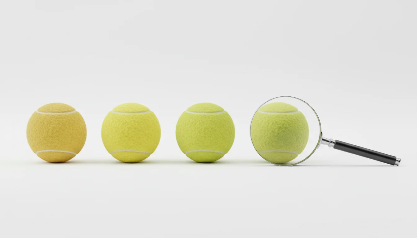 Balles de tennis de différentes couleurs représentant les bookmakers comparés